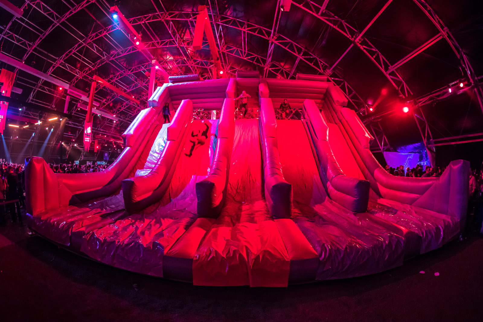 adult inflatable slide