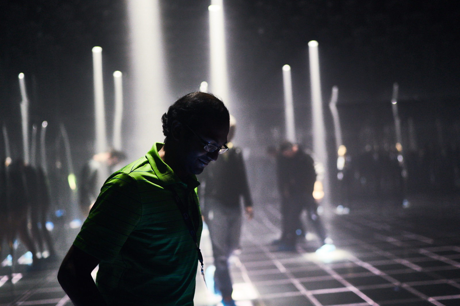 interactive light installation