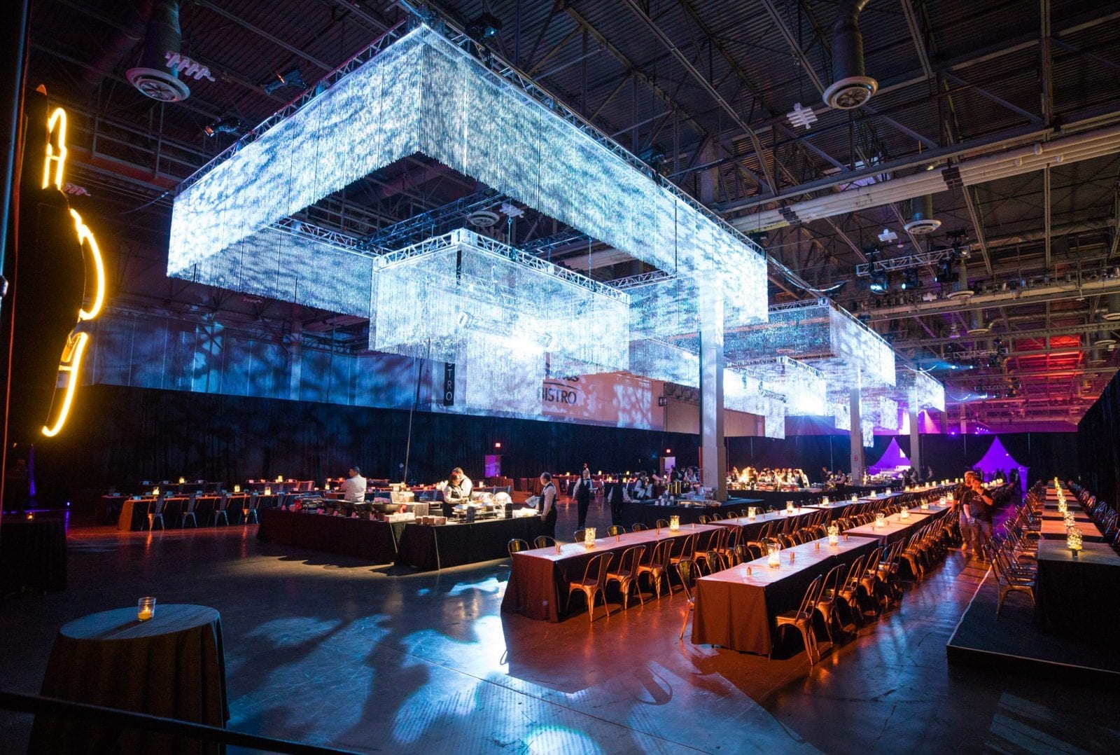 aws sales kickoff chandelier