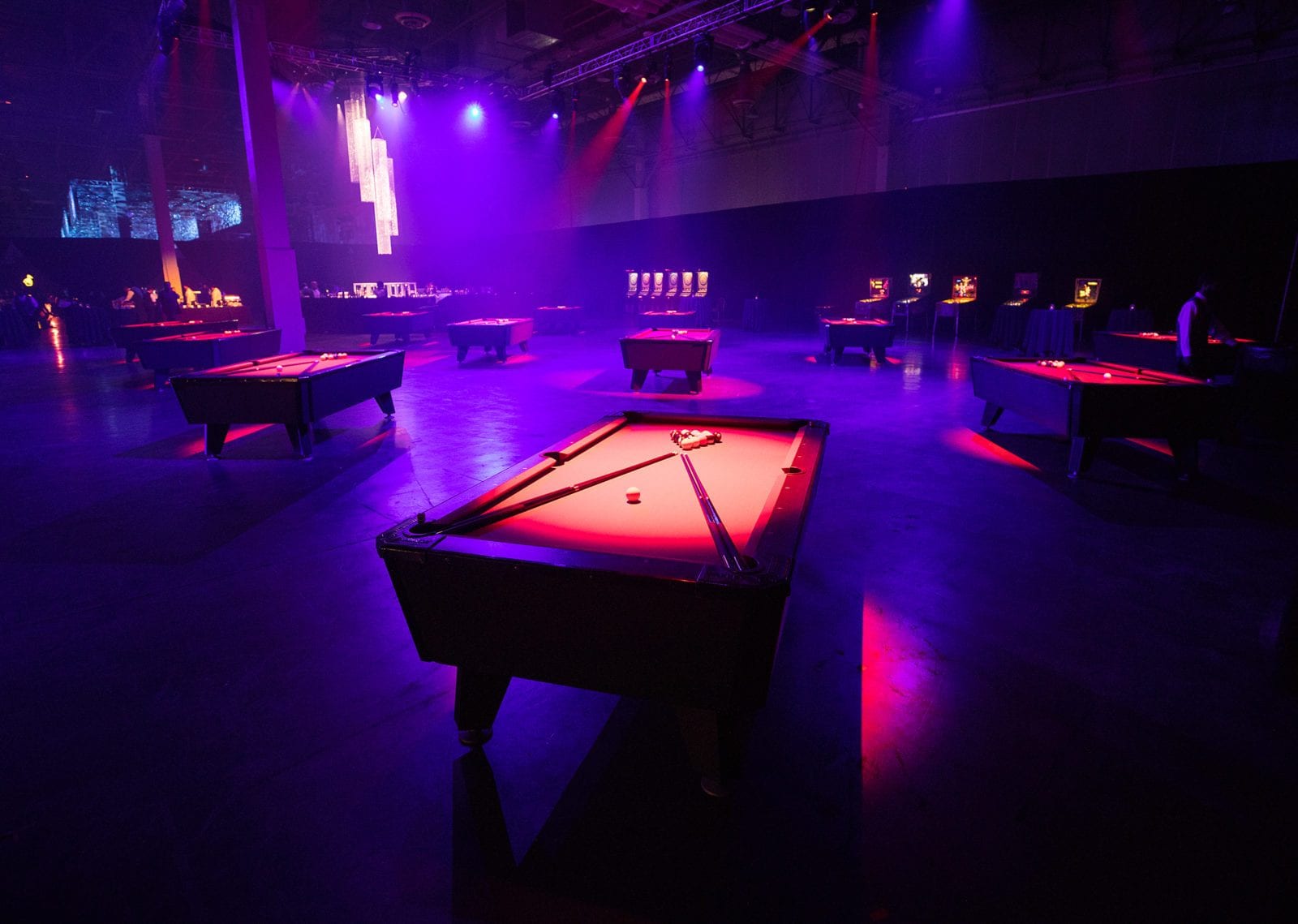 aws sales kickoff pool table