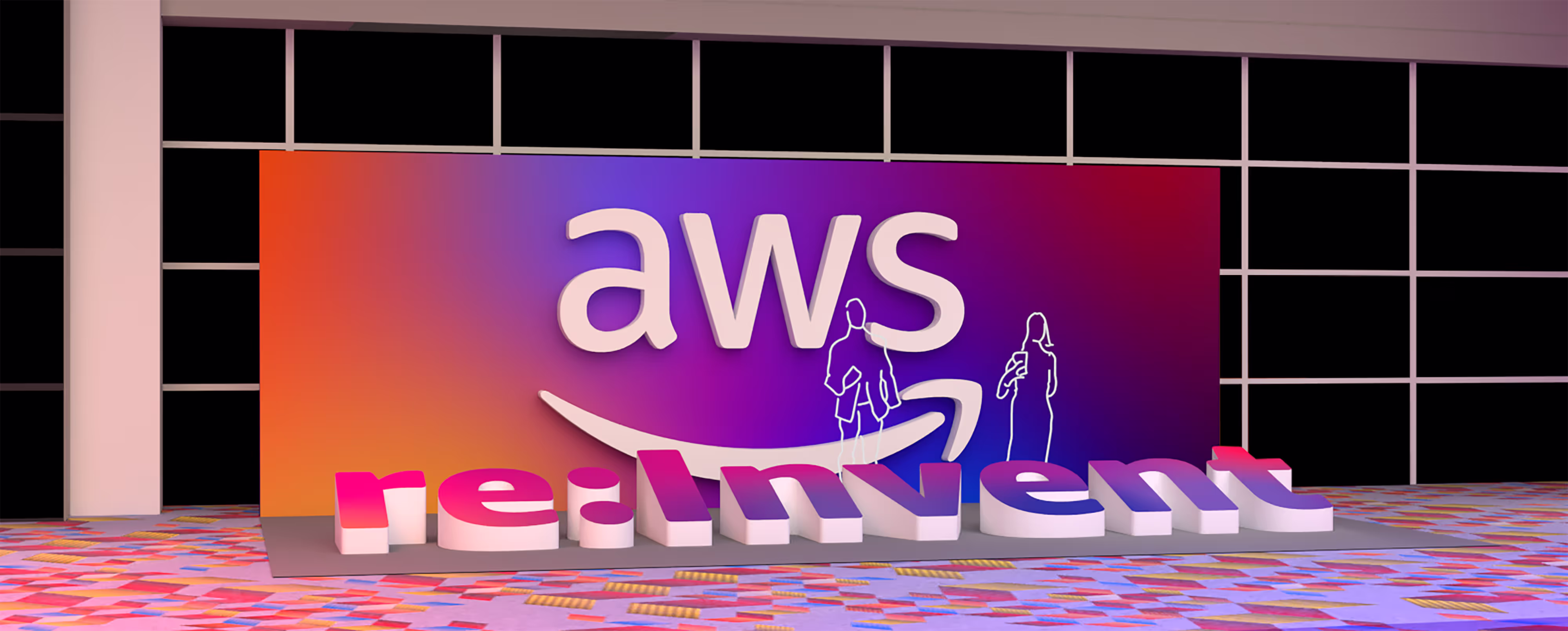 aws reinvent 2023 3d render to reality