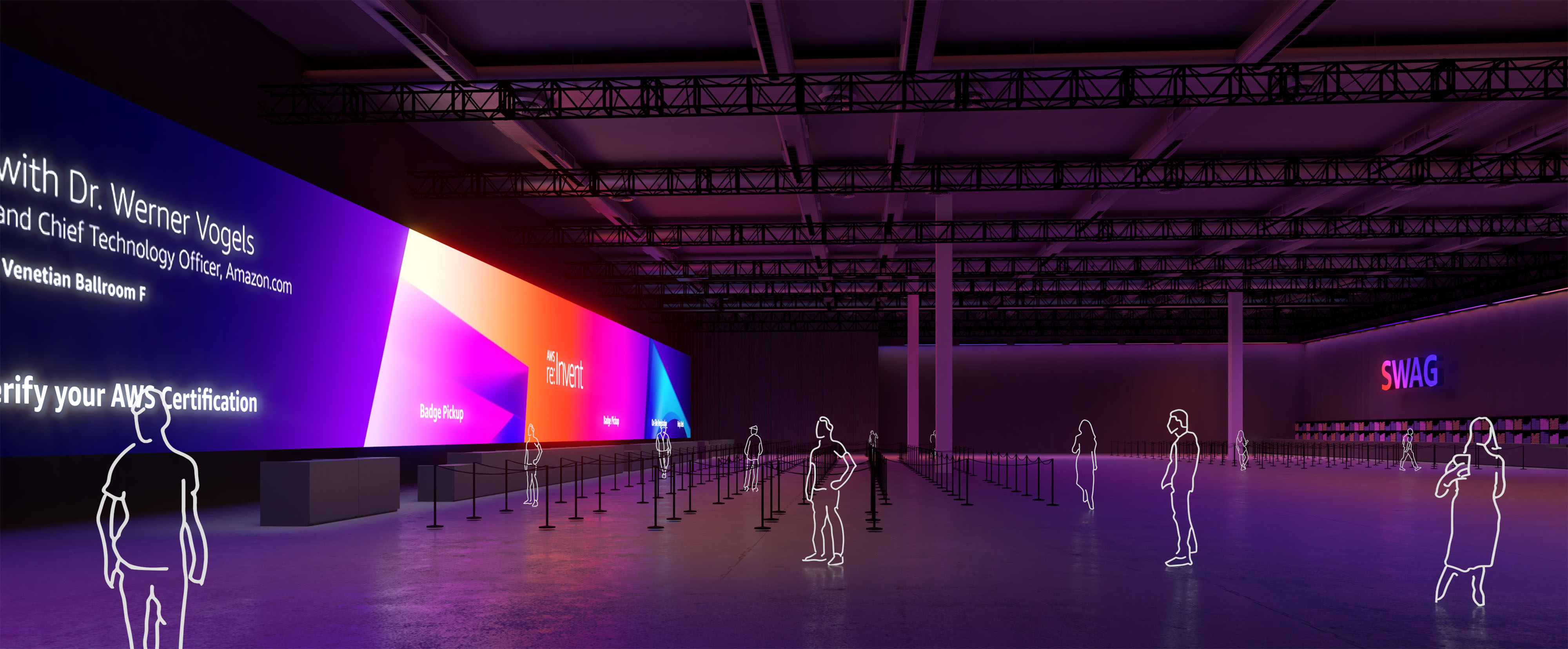 spatial sketch 3d render