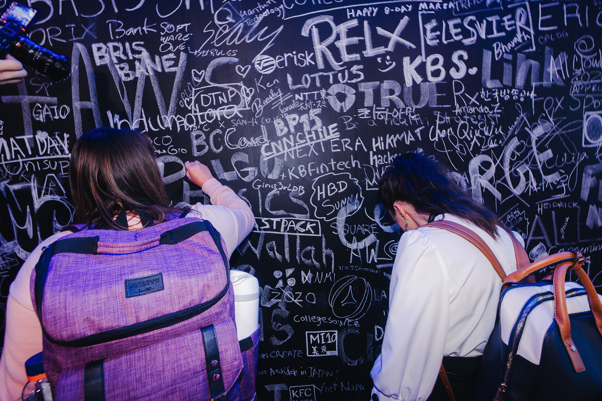 Blackboard wall