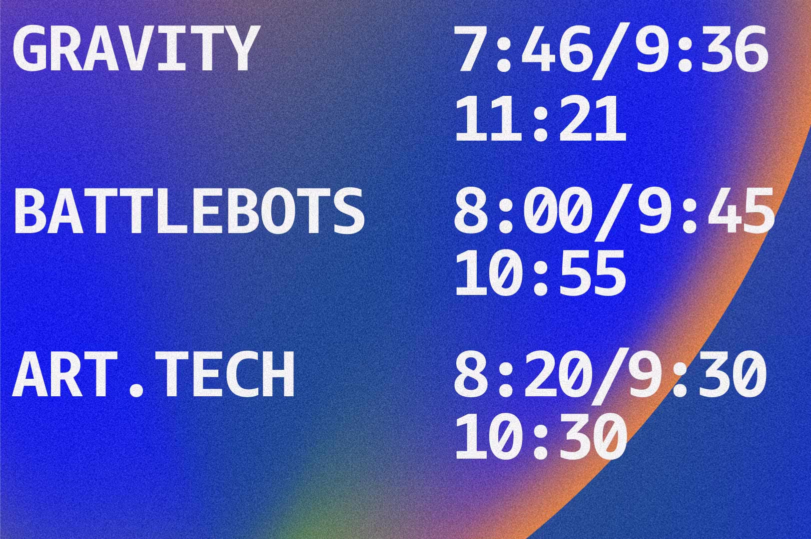 aws remars 2022 schedule