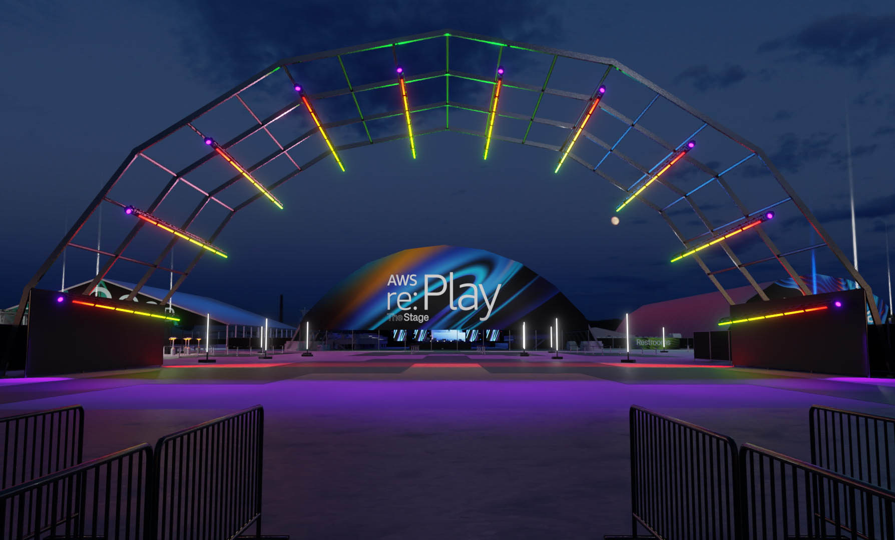aws replay 2021 entrance