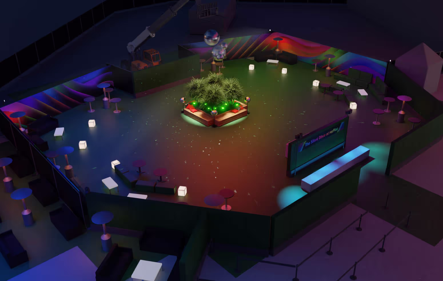 aws replay 2021 silent disco