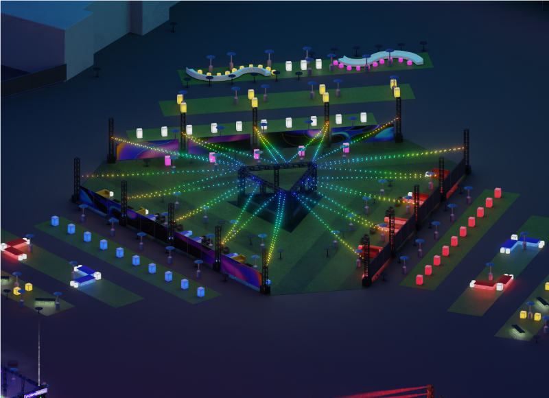 aws replay 2022 silent disco render
