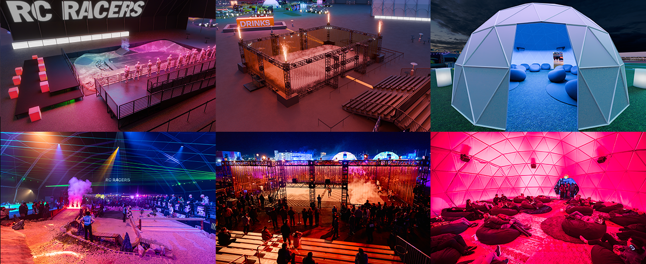 A collage of photos of a variety of events.