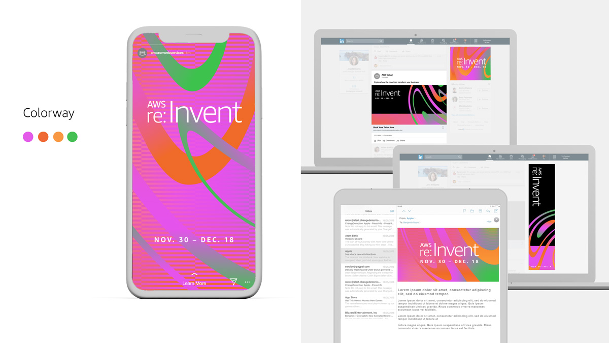 AWS re:Invent mobile design