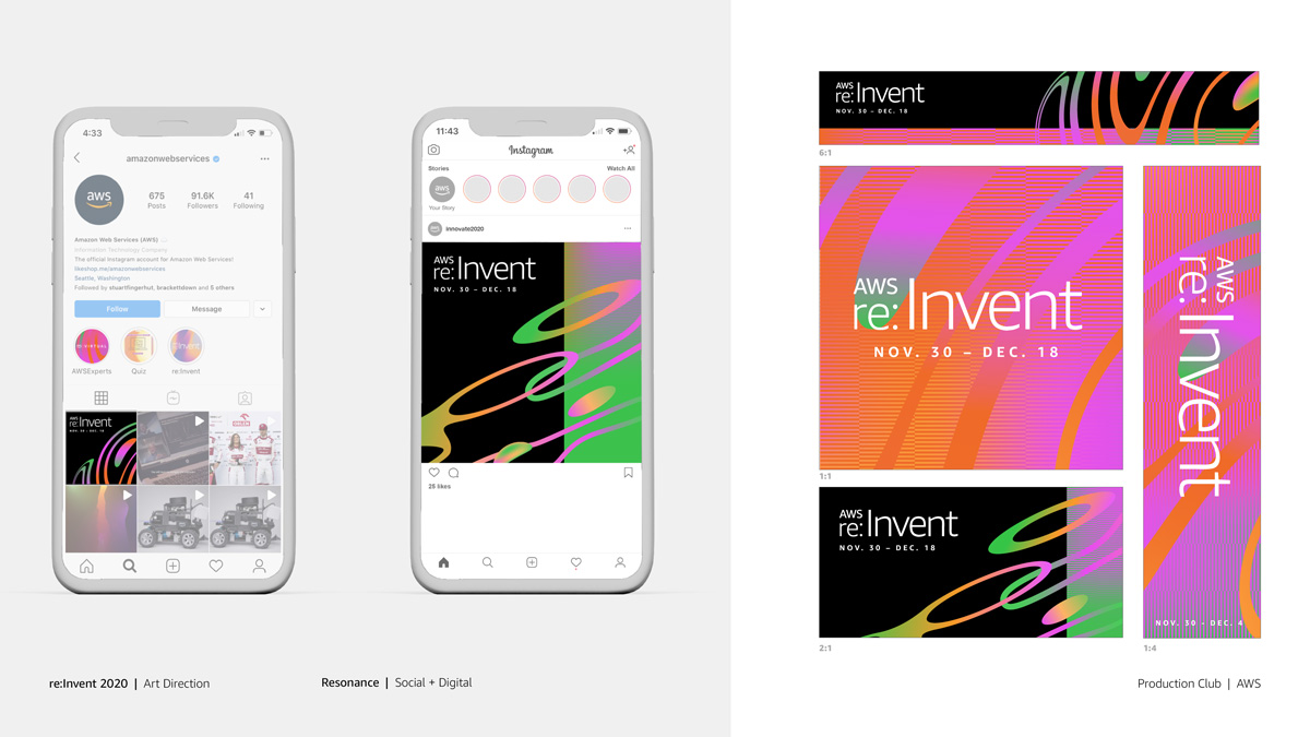 AWS re:Invent mobile design