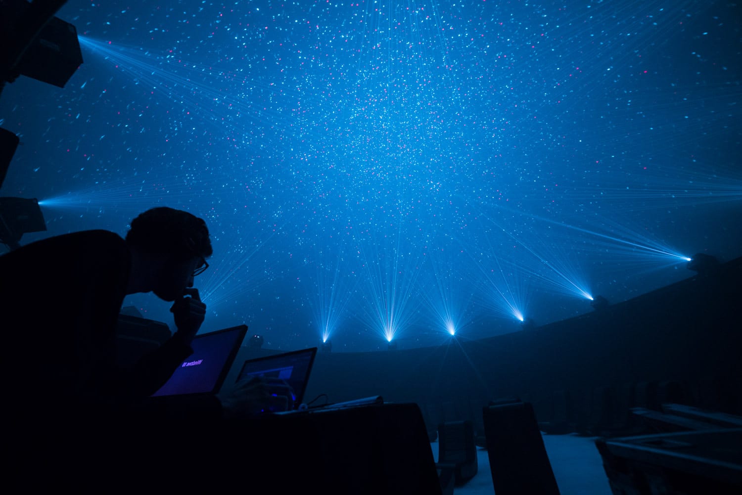 aws laser light dome