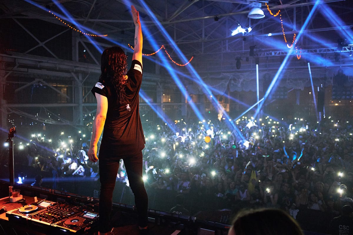 aws party skrillex
