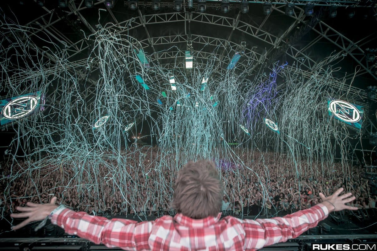 Zedd Coachella 2014 lights