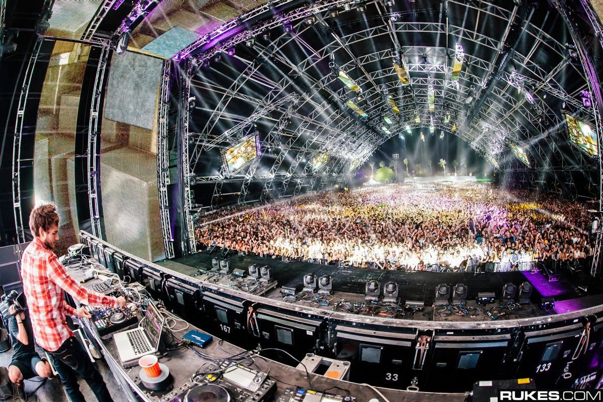 Zedd Coachella 2014 stage