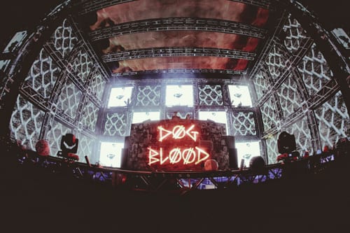 Dog Blood Festival stage