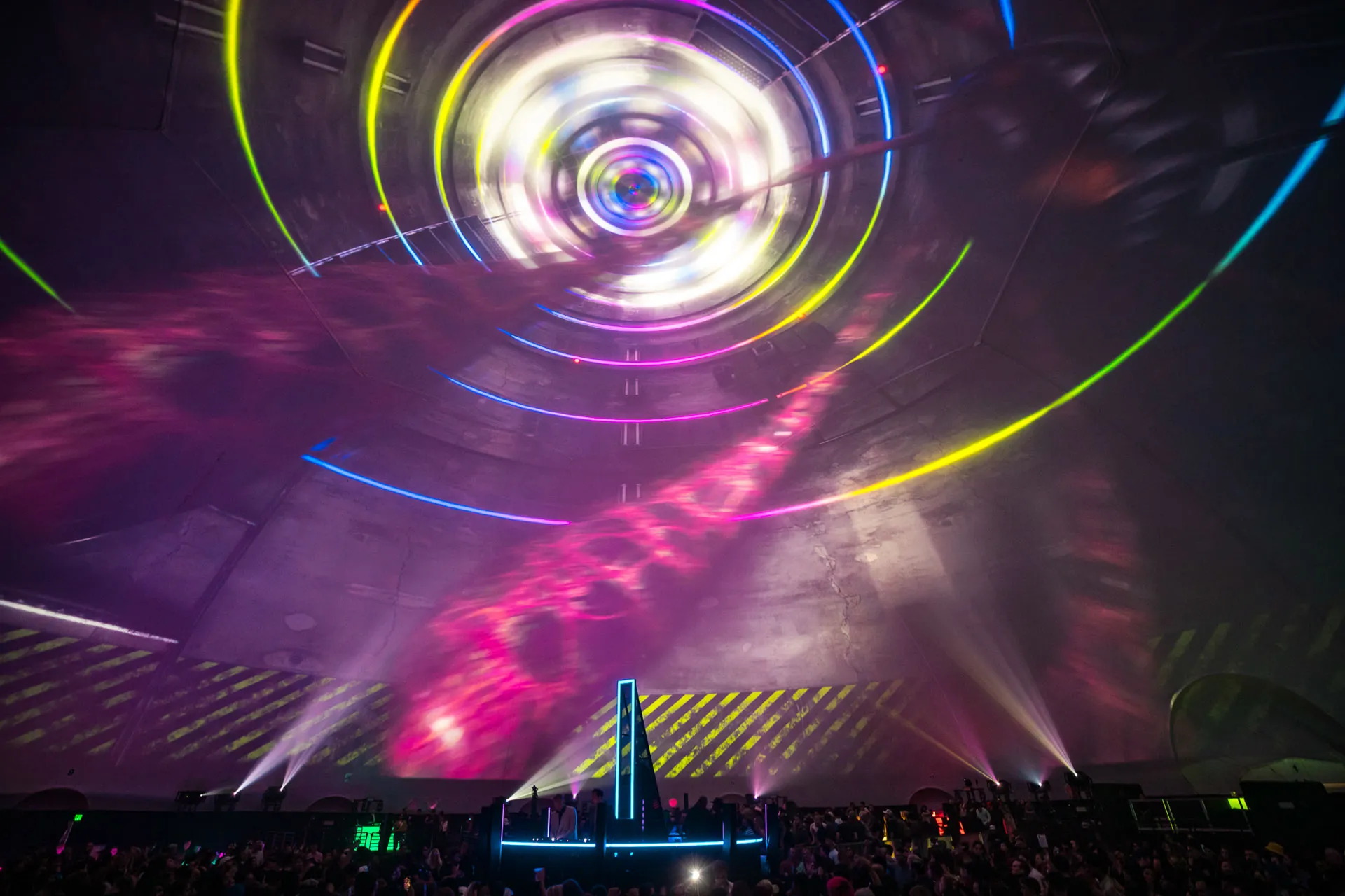 notch dotparty event dome party la coliseum