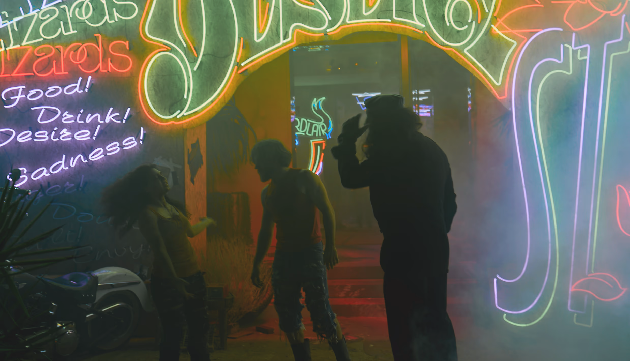 Crossing the threshold neon