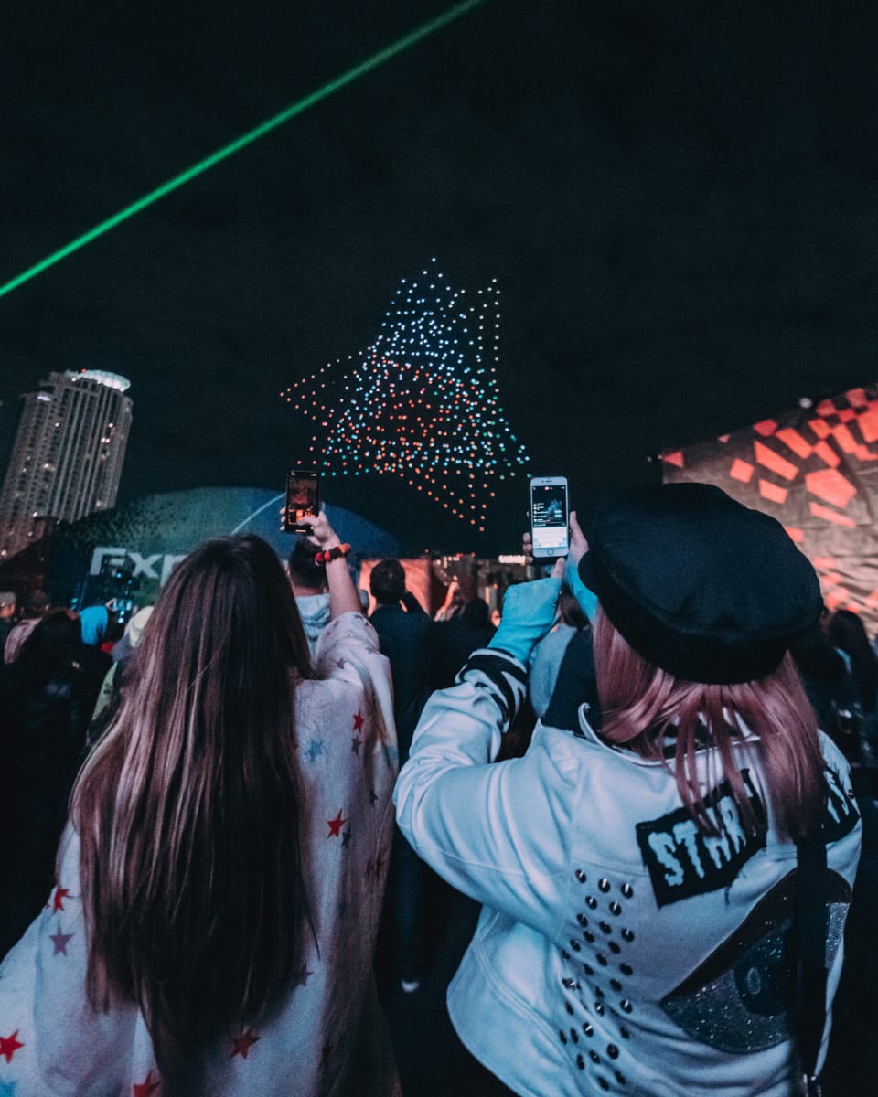 Intersect Music Festival Lights