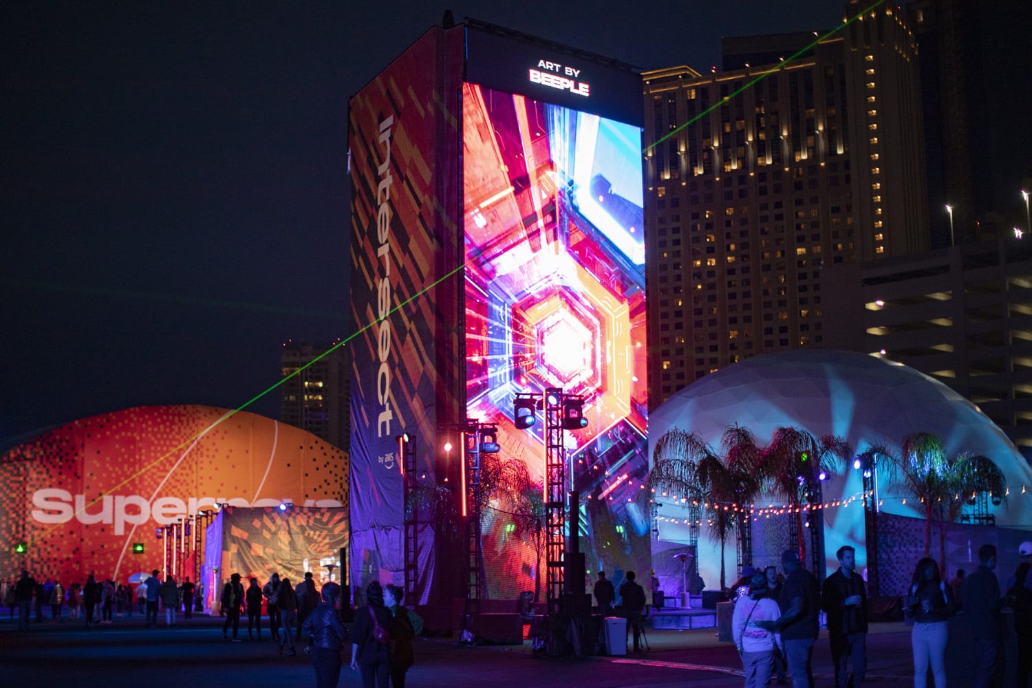 Intersect Festival Beeple Visuals