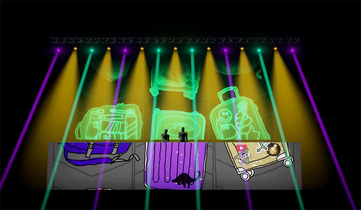 Jack Ü Fall Tour visuals