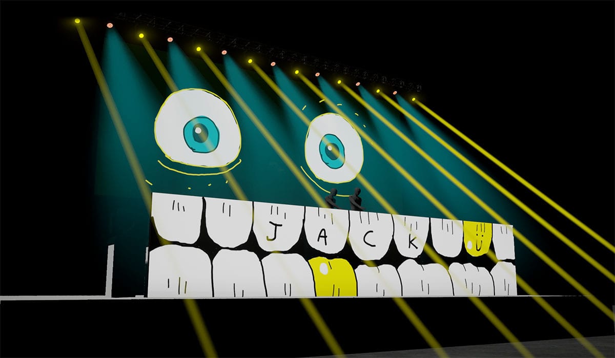 Jack Ü Fall Tour visuals