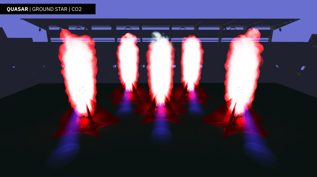 3d star on fire