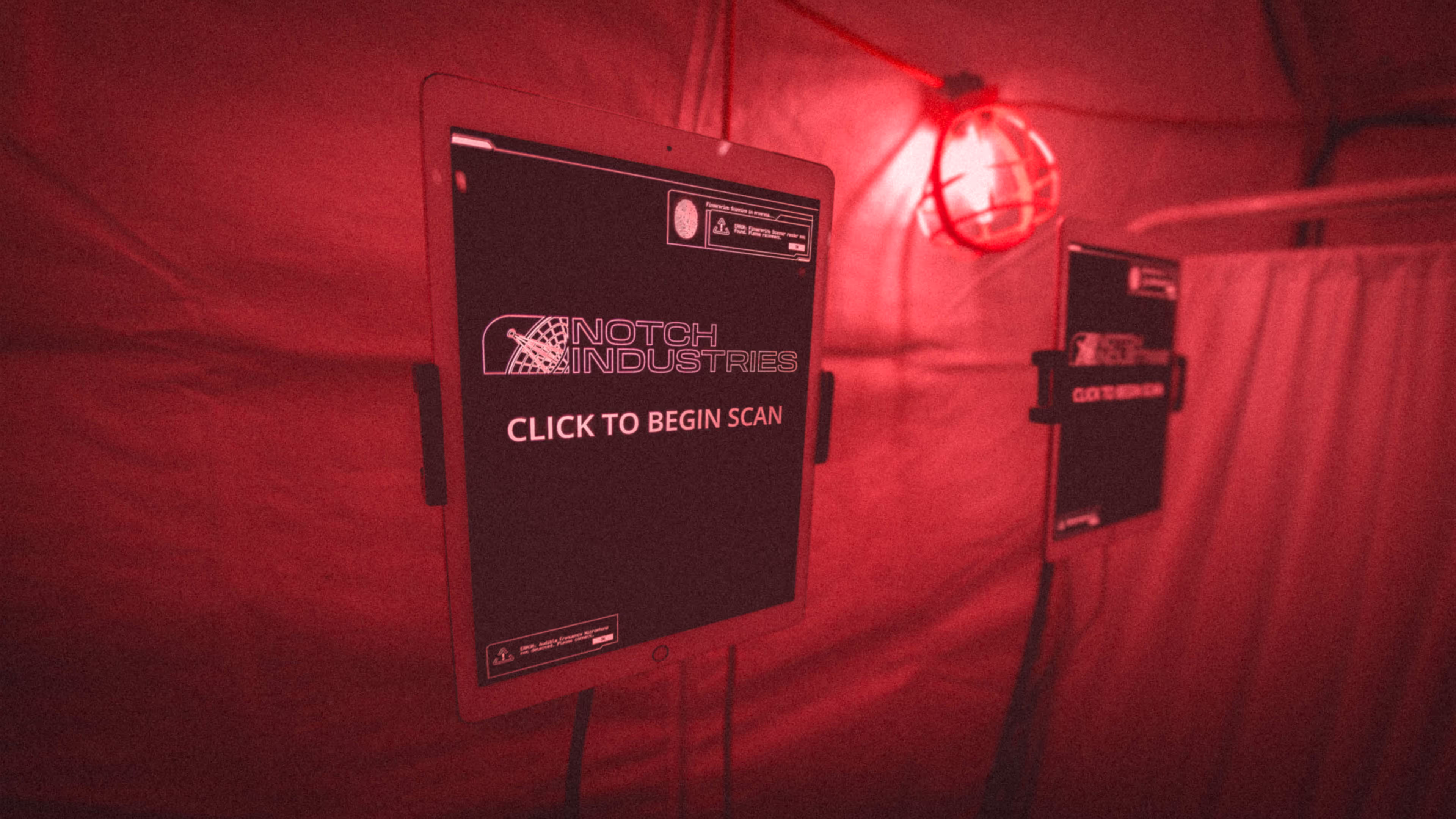 halloween party sign in screen
