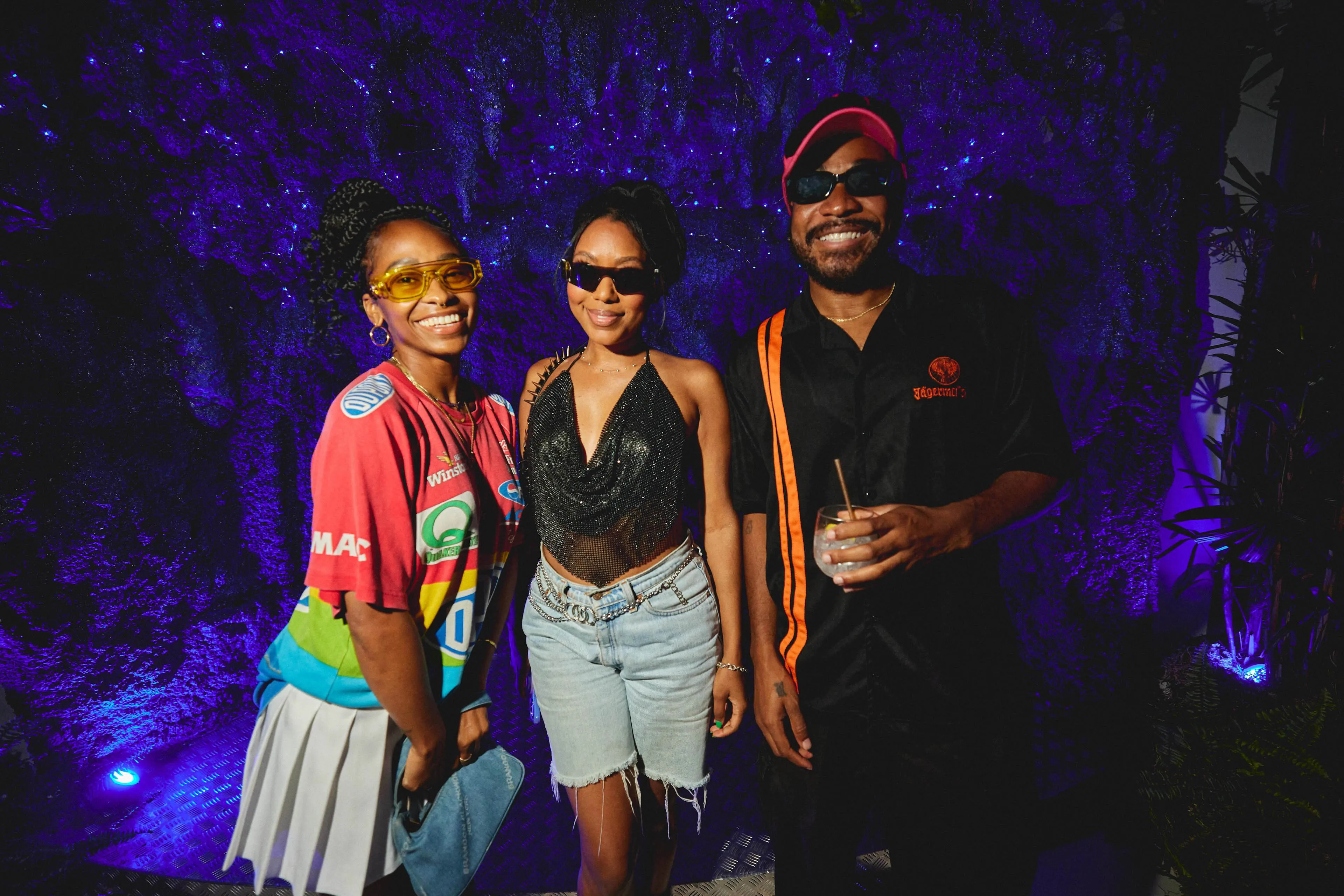 group of people attending a party