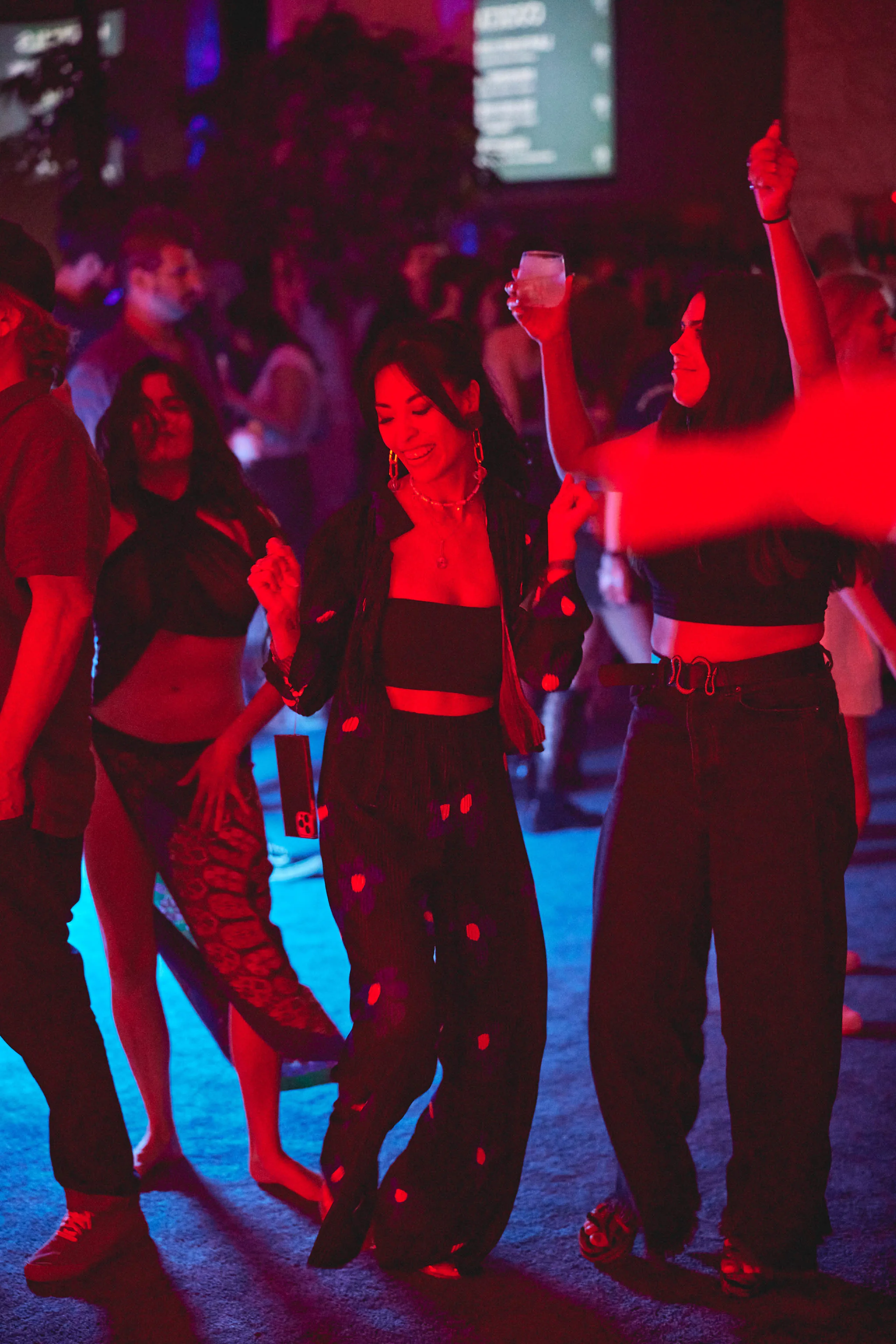 group of people having fun at a party