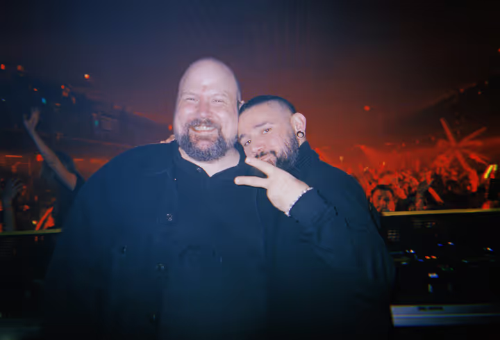 notch and skrillex hugging