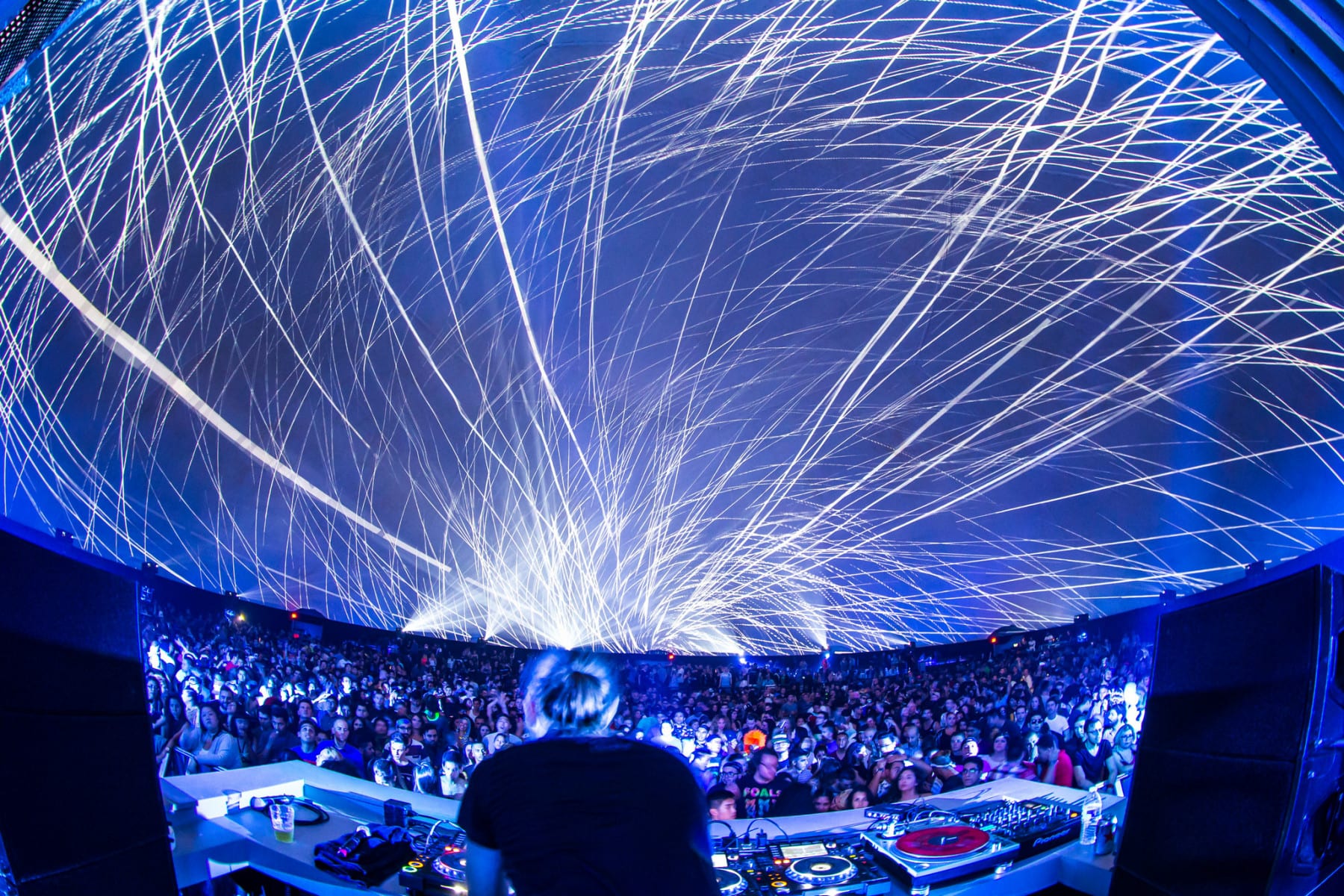 .party() Los Angeles dome lights