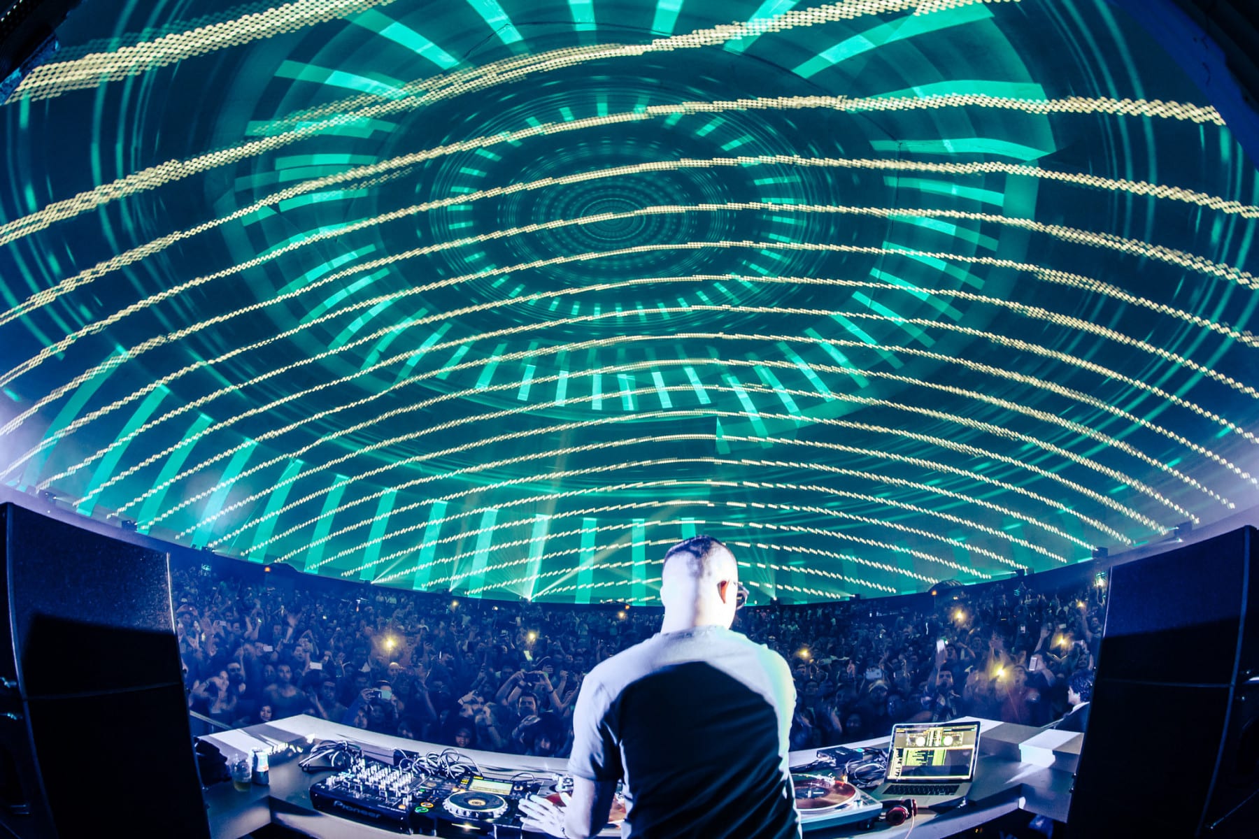 .party() LA dome lights