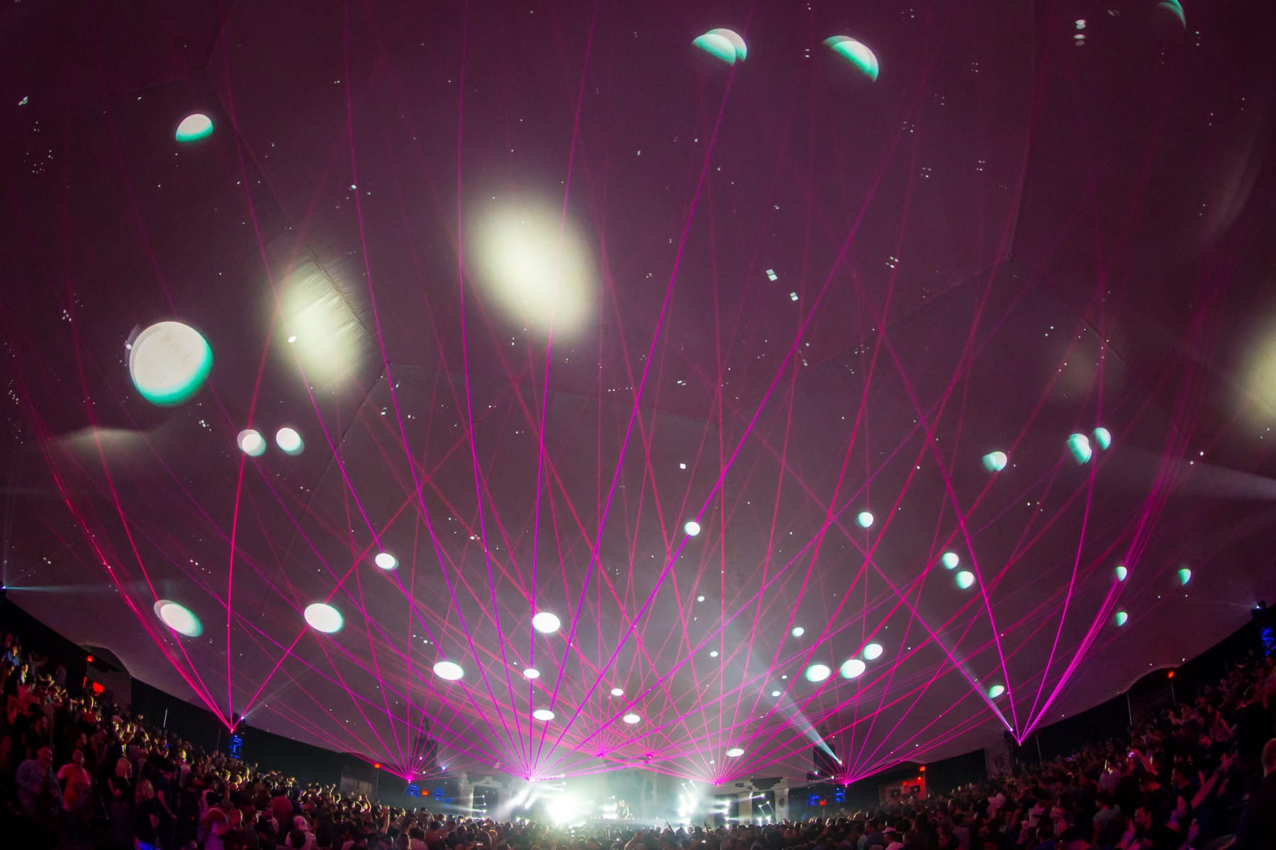 .party() LA dome lights