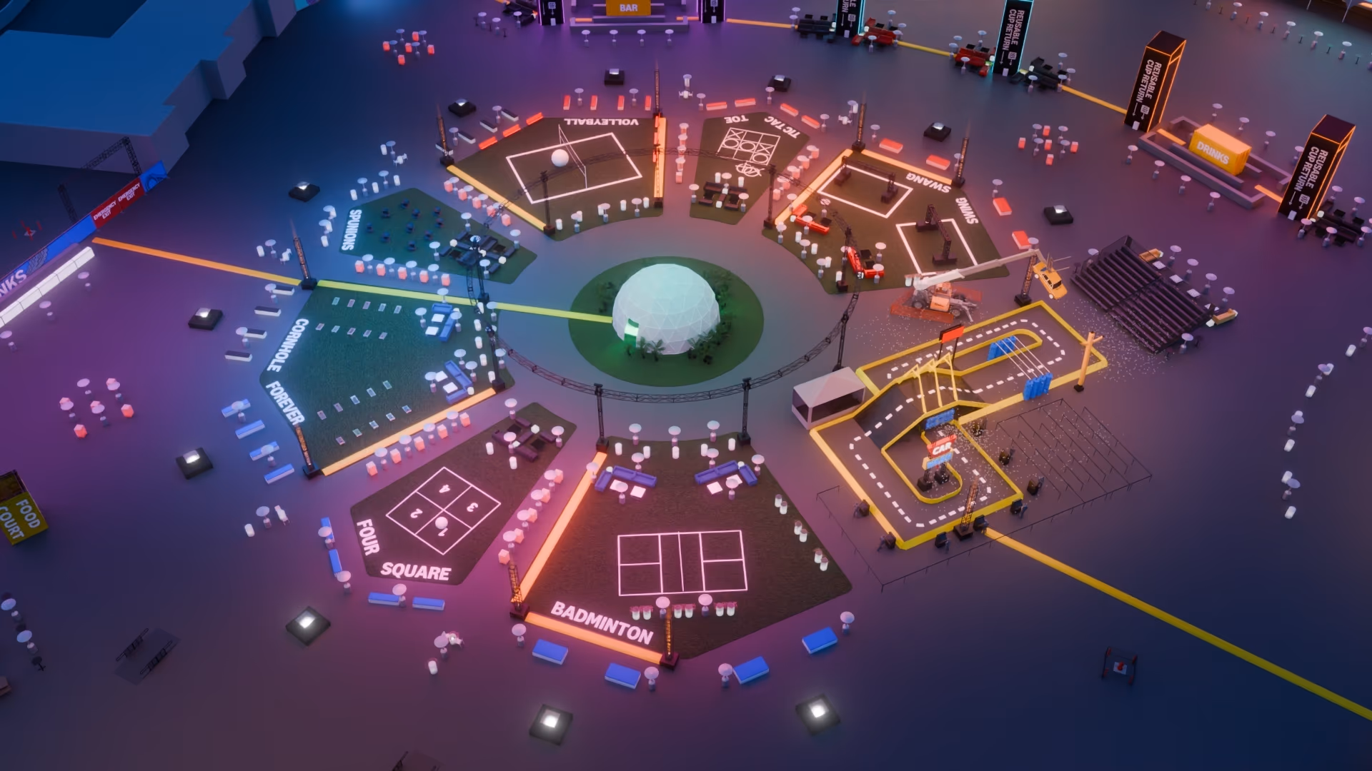 Courtyard build render