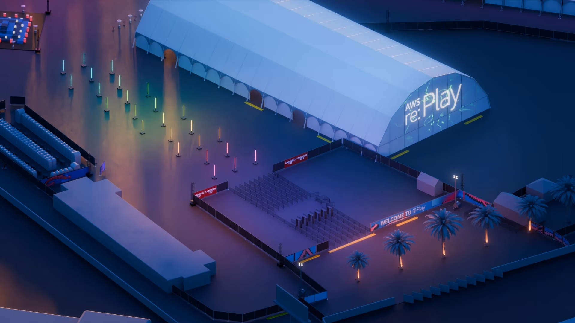 East Entrance build render