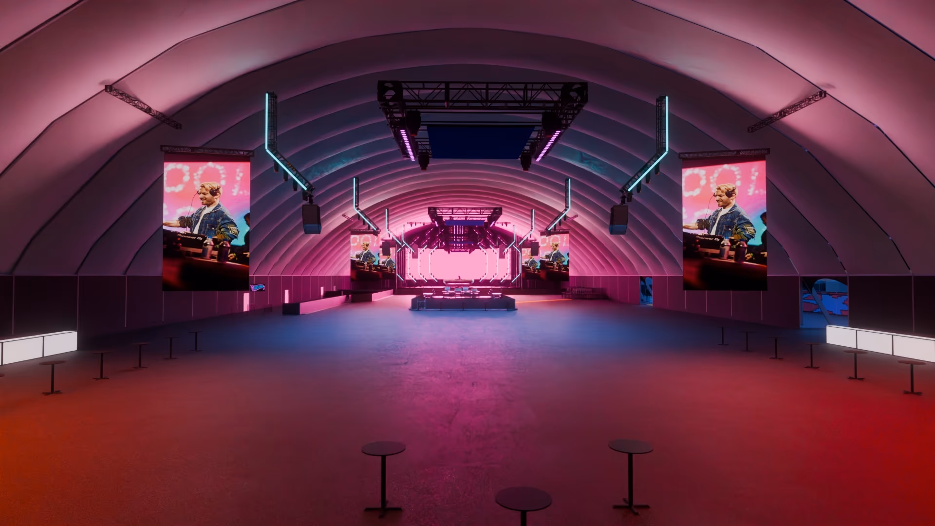 Main Stage build render