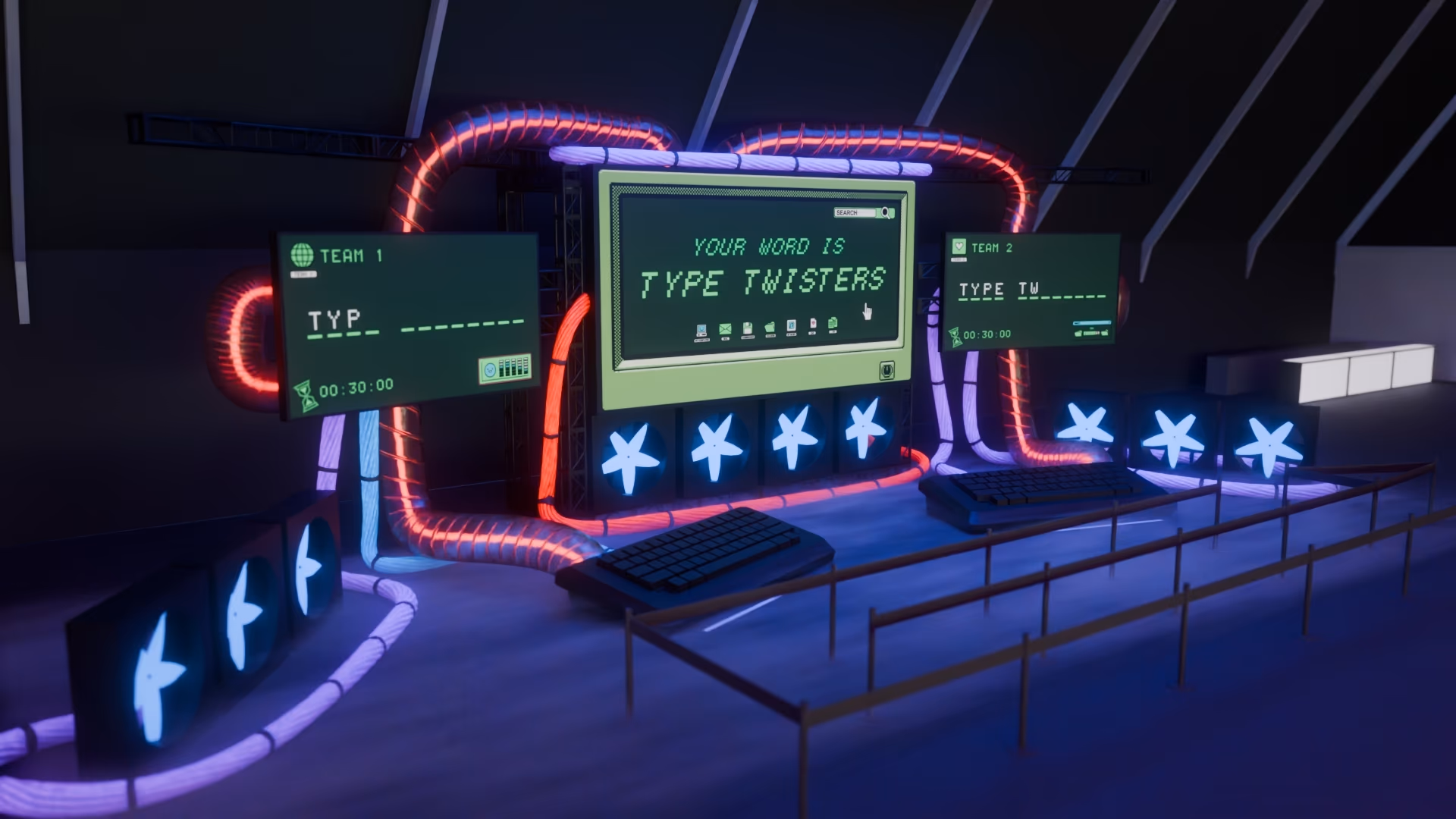 Type Twisters build render