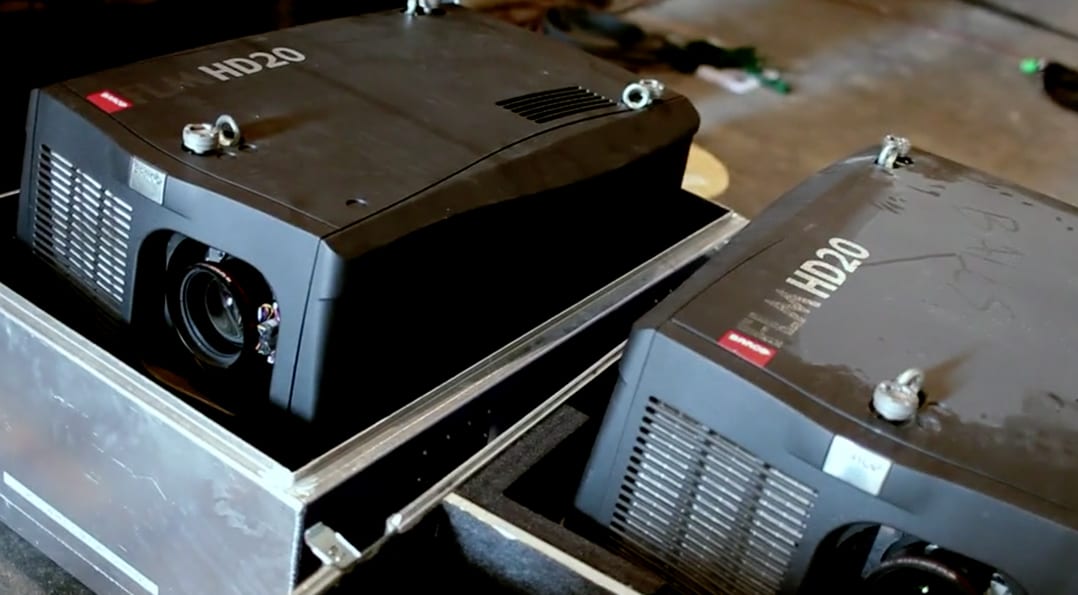 Skrillex Mothership Tour projectors