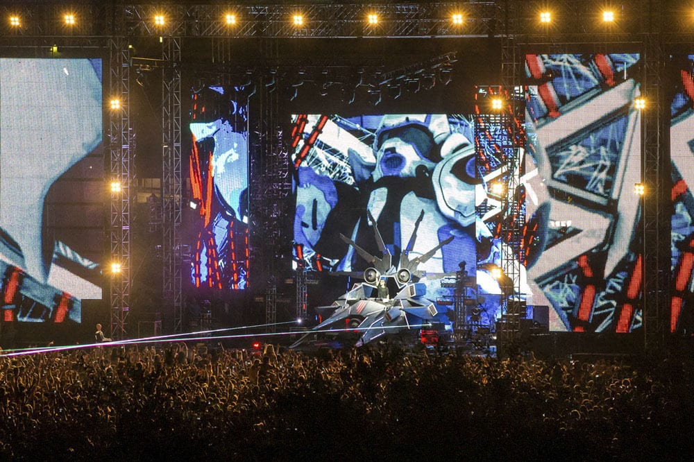 Skrillex Spaceship MK2 stage