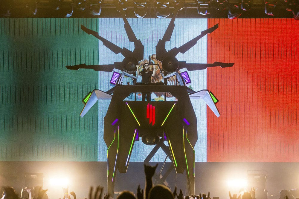 Skrillex Spaceship MK2 stage