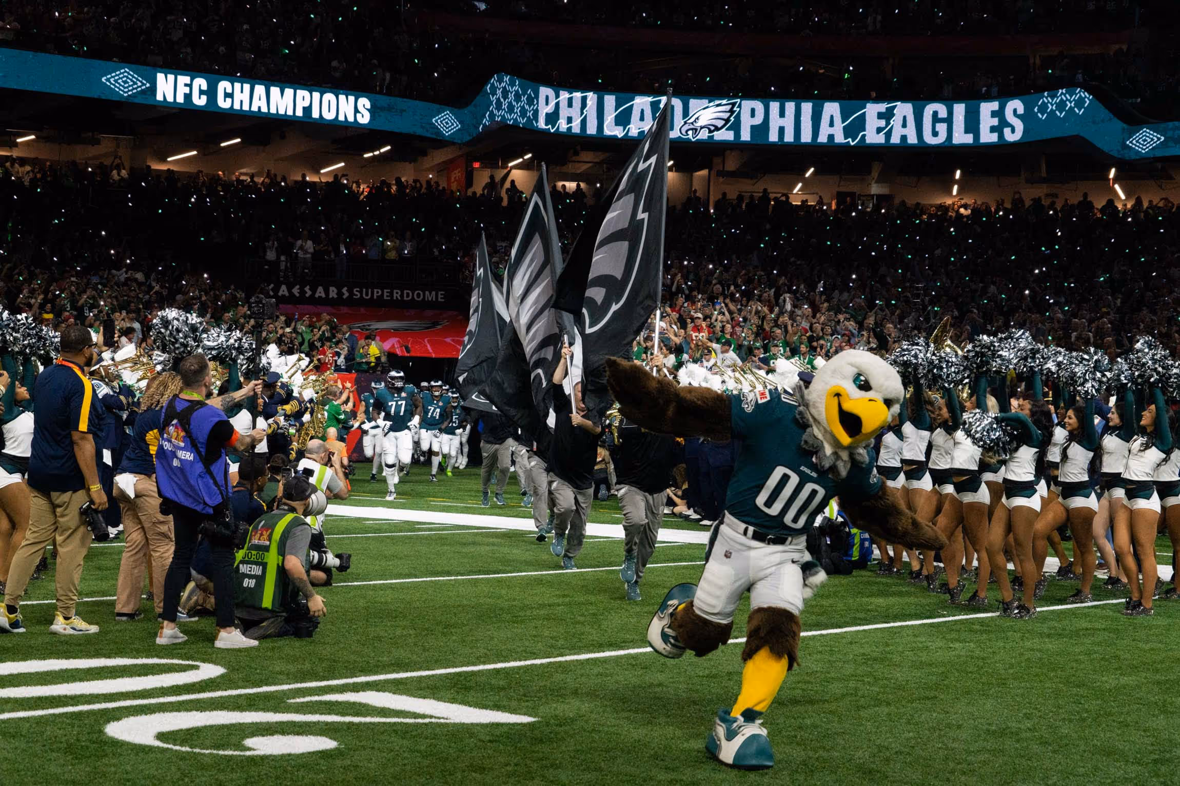 Eagles mascot SBLIX