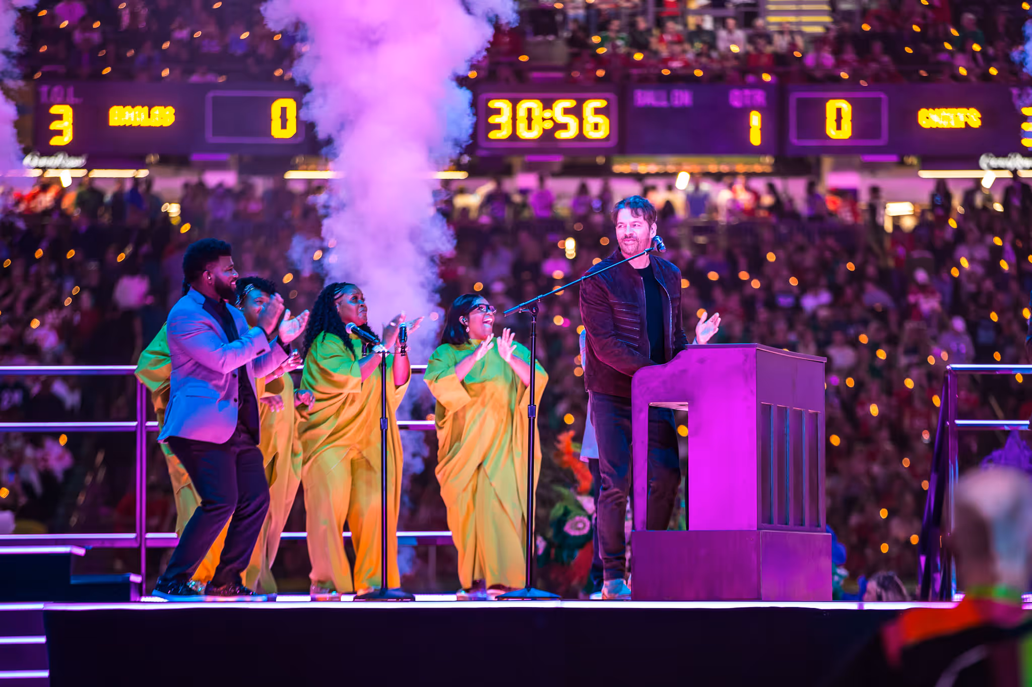 SBLIX opening ceremony singers