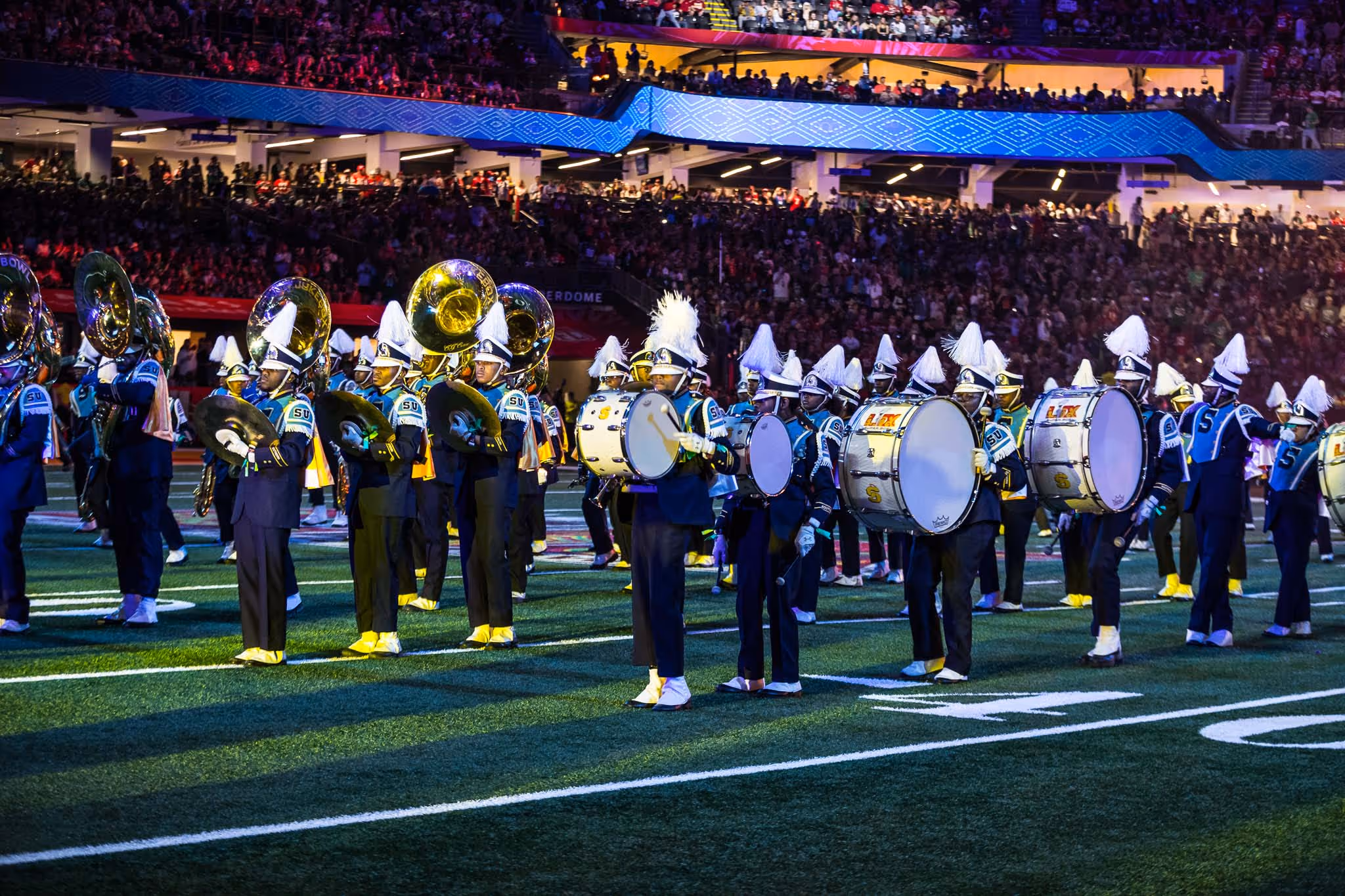 SBLIX opening ceremony marching band