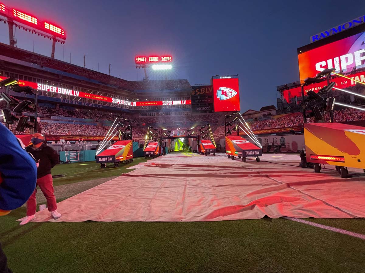 Super Bowl LV BTS