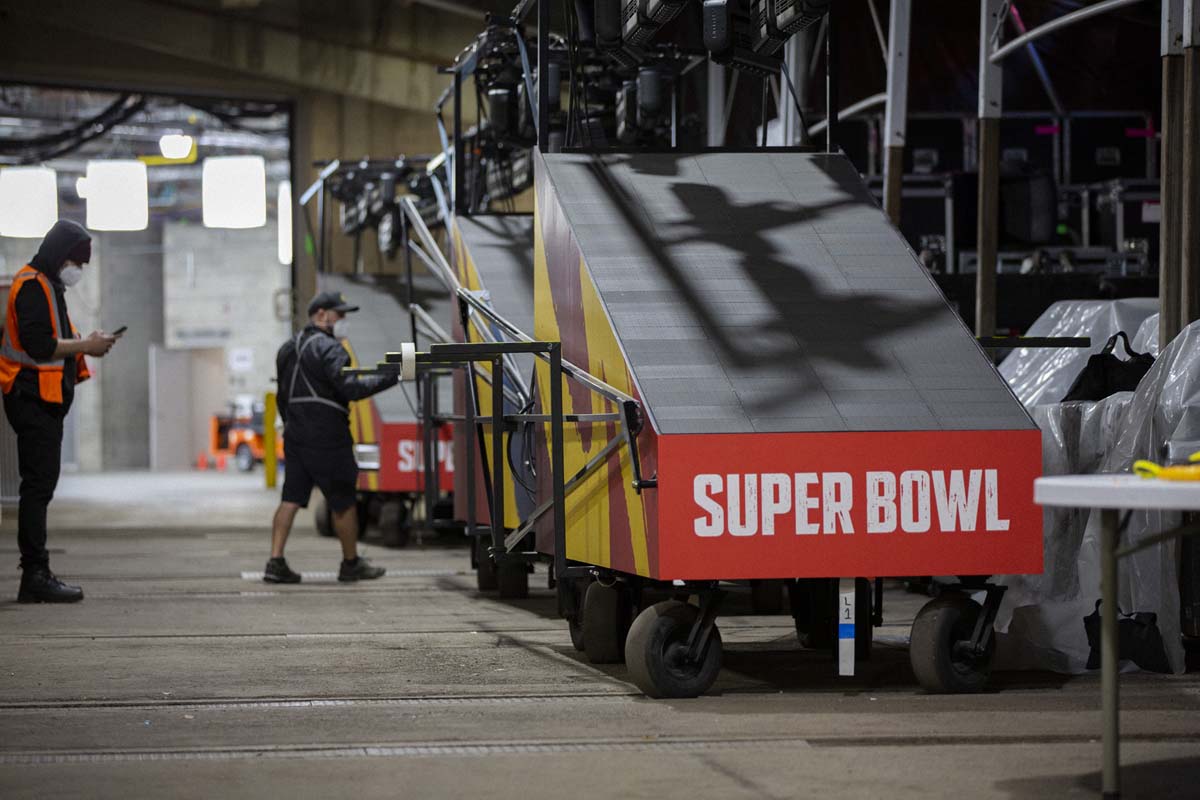 Super Bowl LV BTS