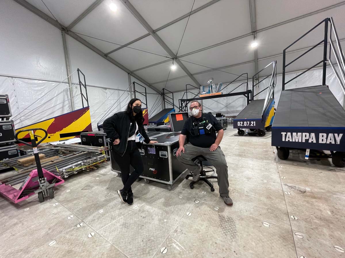 Super Bowl LV BTS
