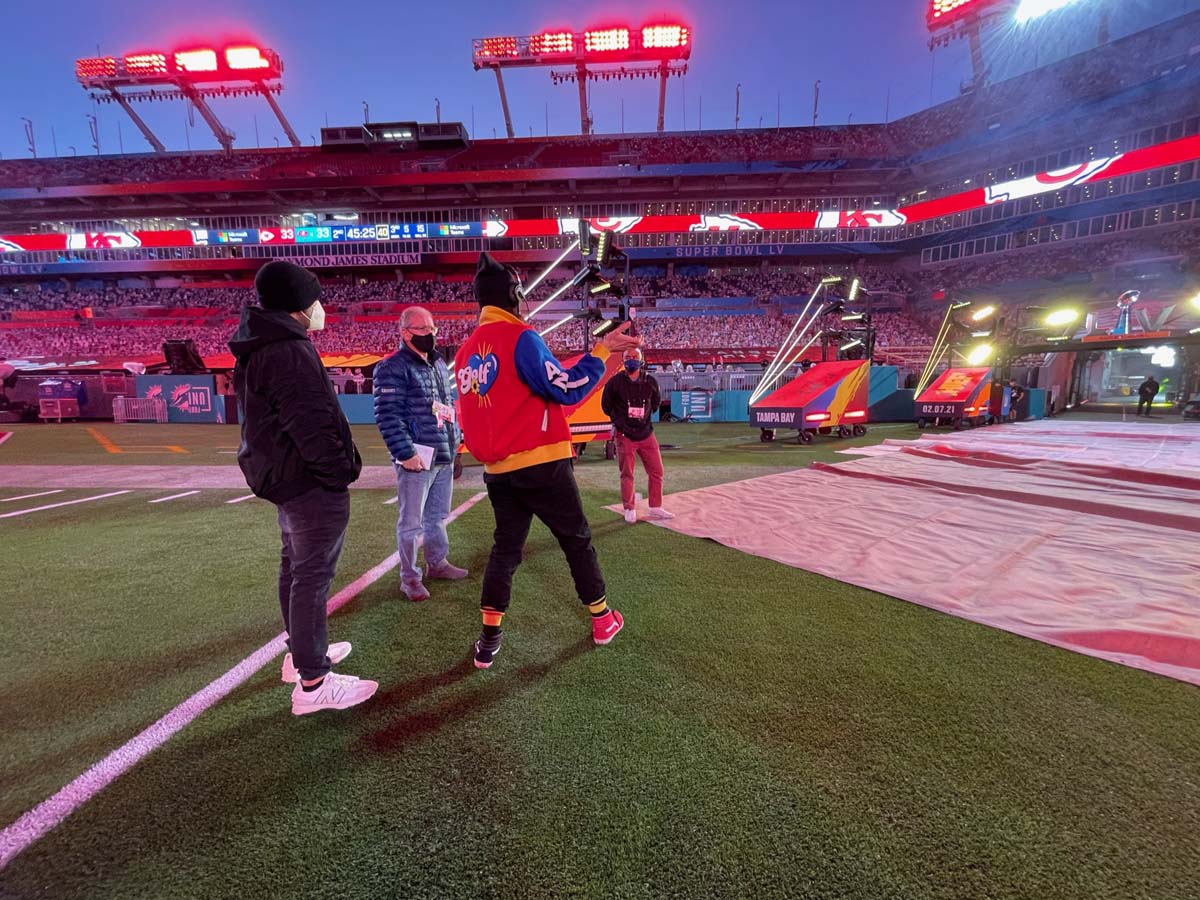 Super Bowl LV BTS