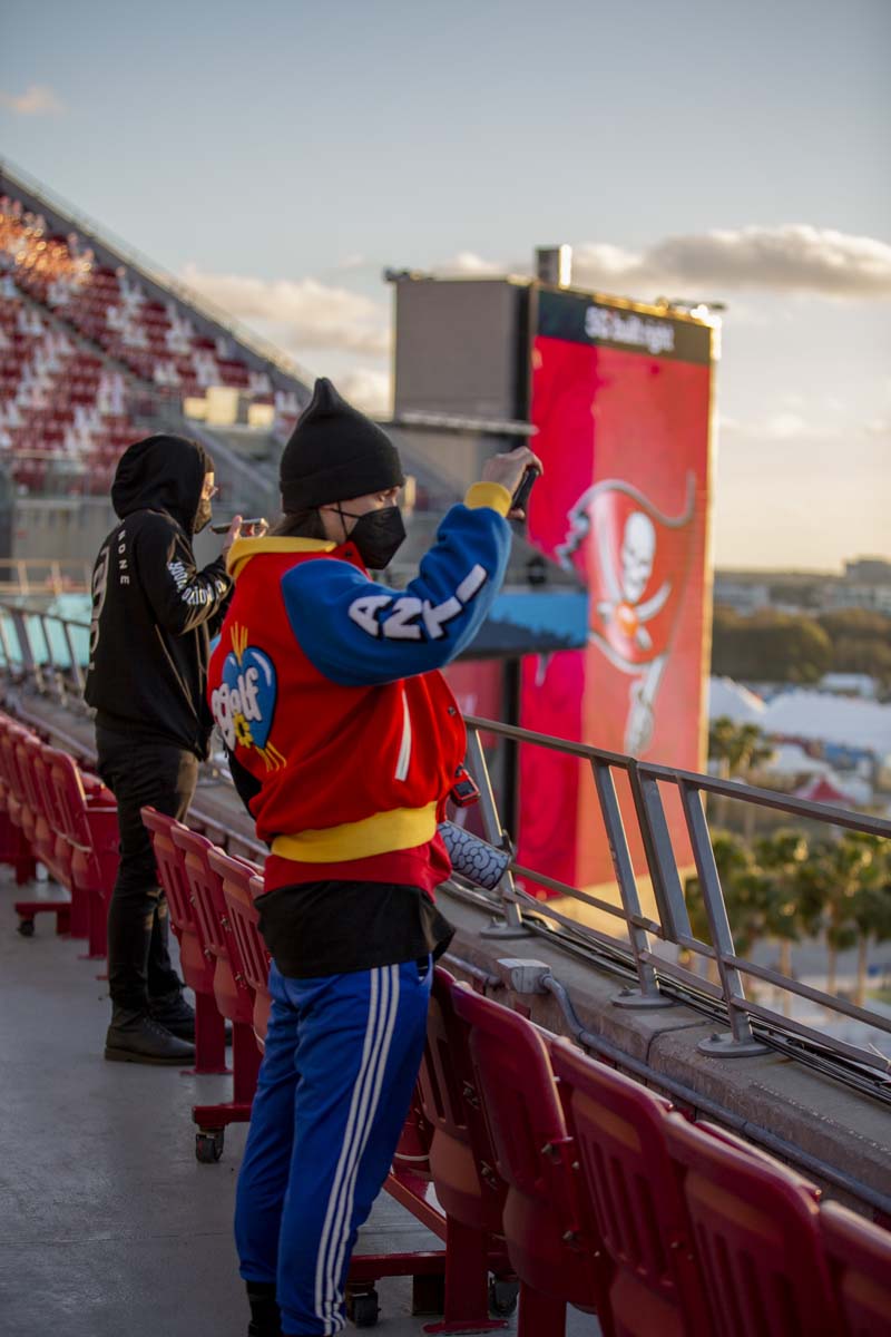 Super Bowl LV BTS