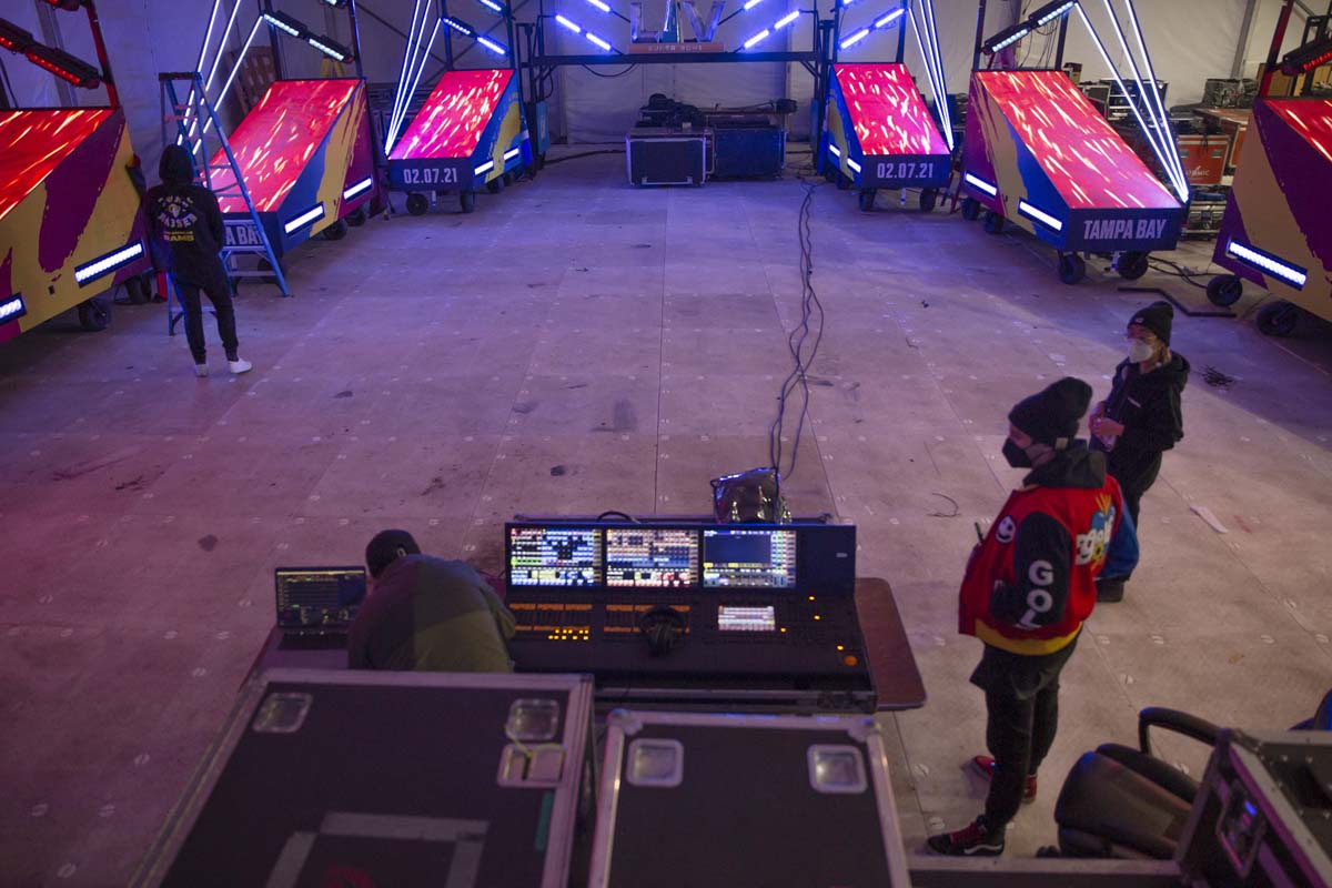 Super Bowl LV BTS