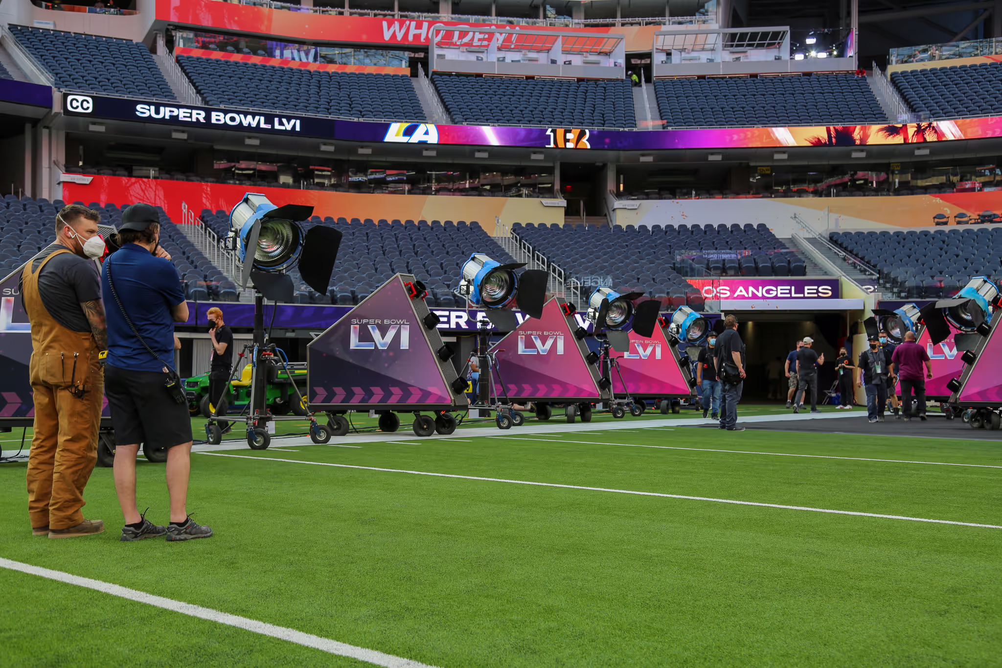 super bowl lvi setup